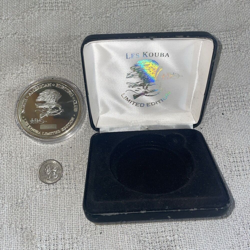 LES KOUBA LIMITED EDITION MEDALLION!  IOB! #7387